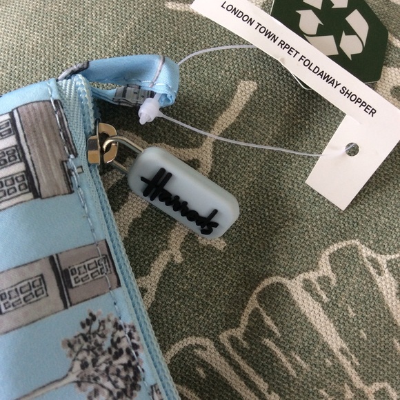 NWT Harrods Pocket Shopping Bag 🇬🇧 - Picture 15 of 15